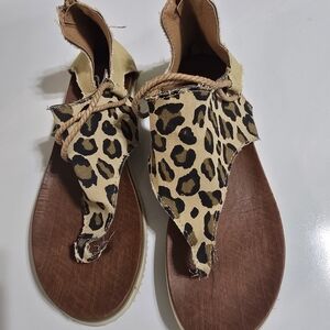 Leopard Print Sandals